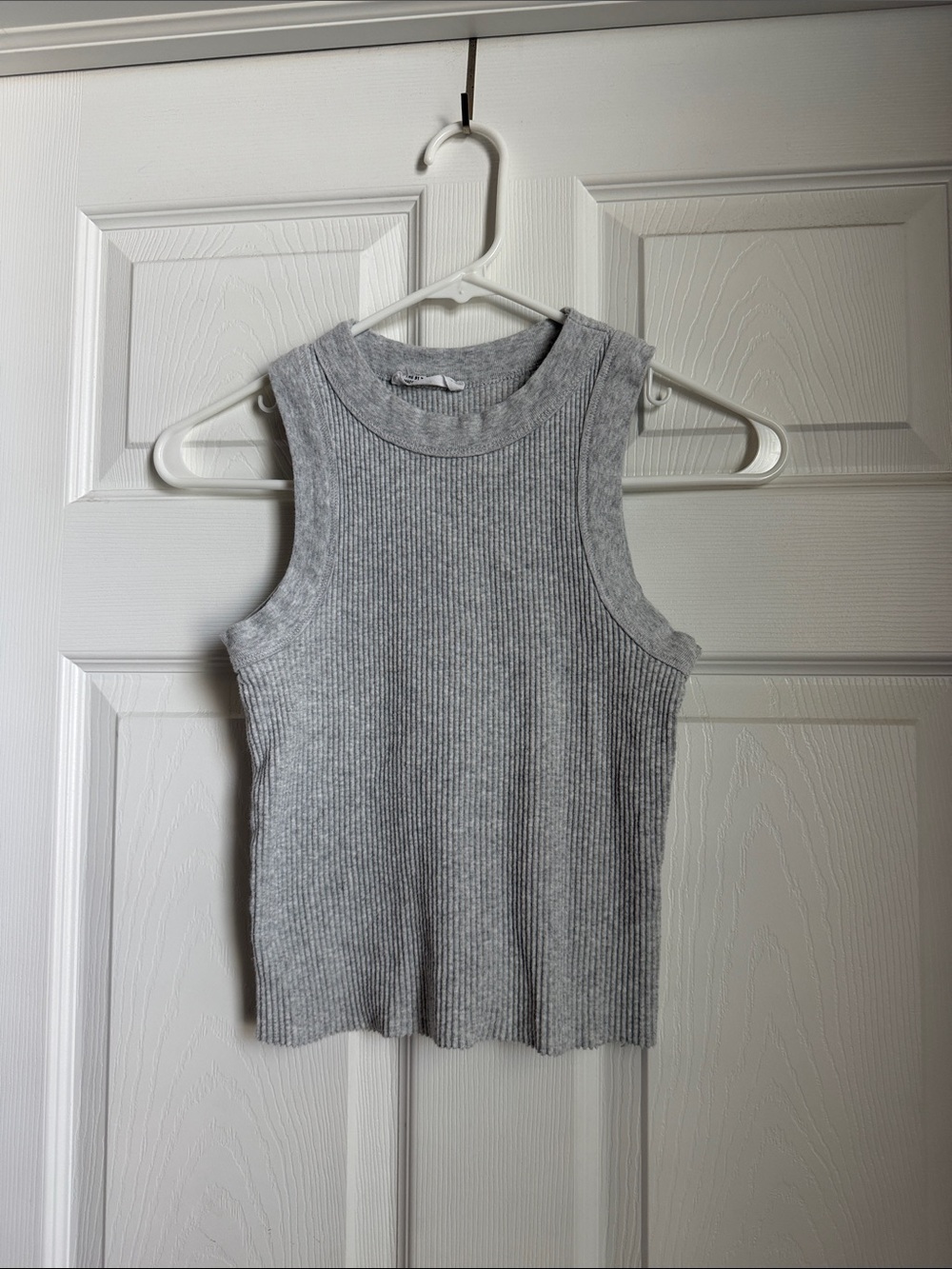 Cotton On Ribbed Sleeveless Tank - Heather Gray